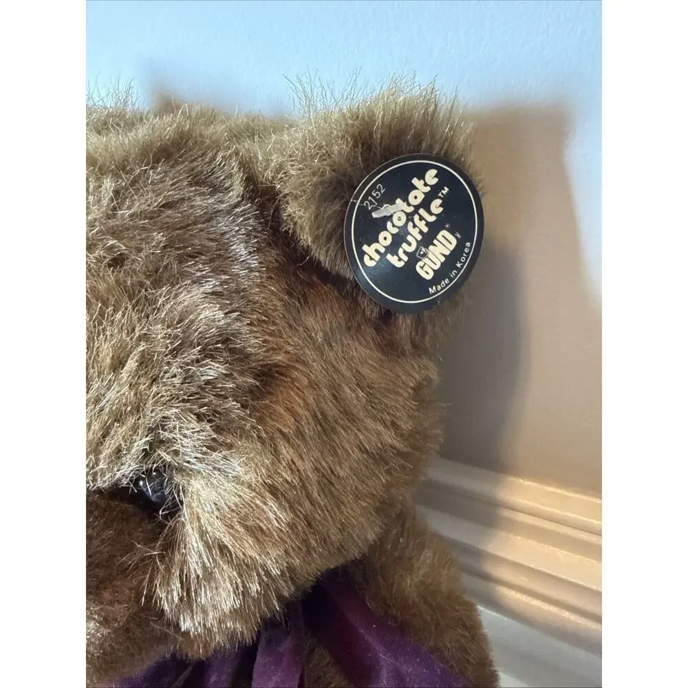 Vintage 1983 GUND Chocolate Truffle Teddy Bear 2152 Collectors Classics 13”